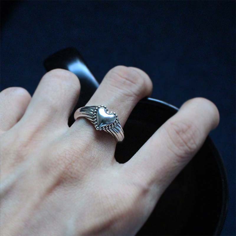 vintage heart ring
