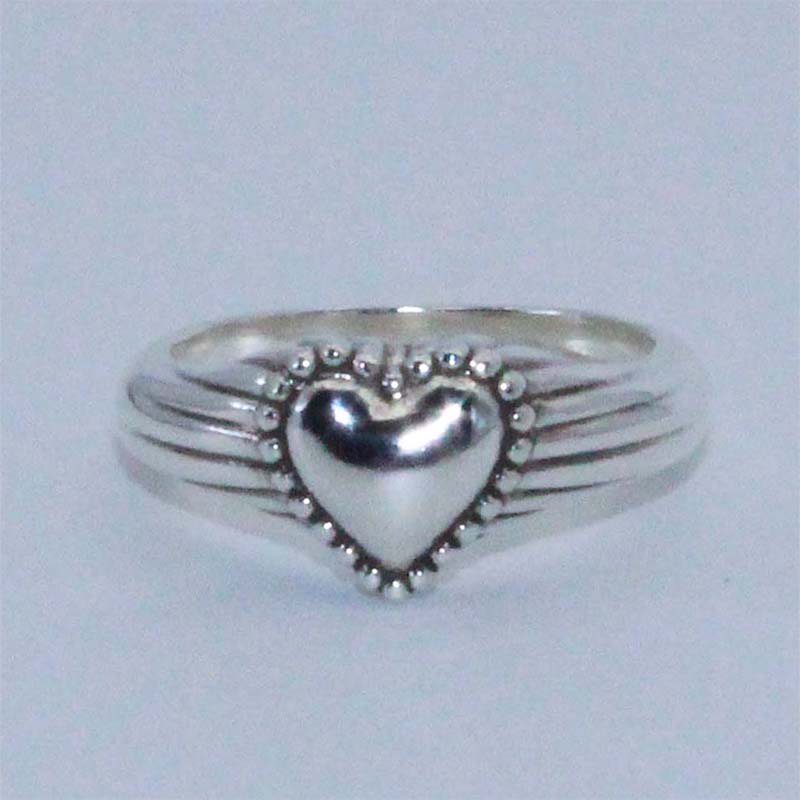 vintage heart ring