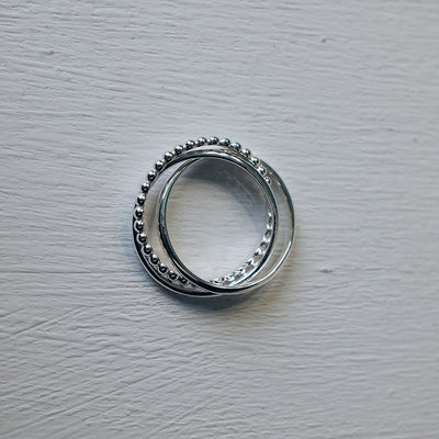 Triple Orb Ring