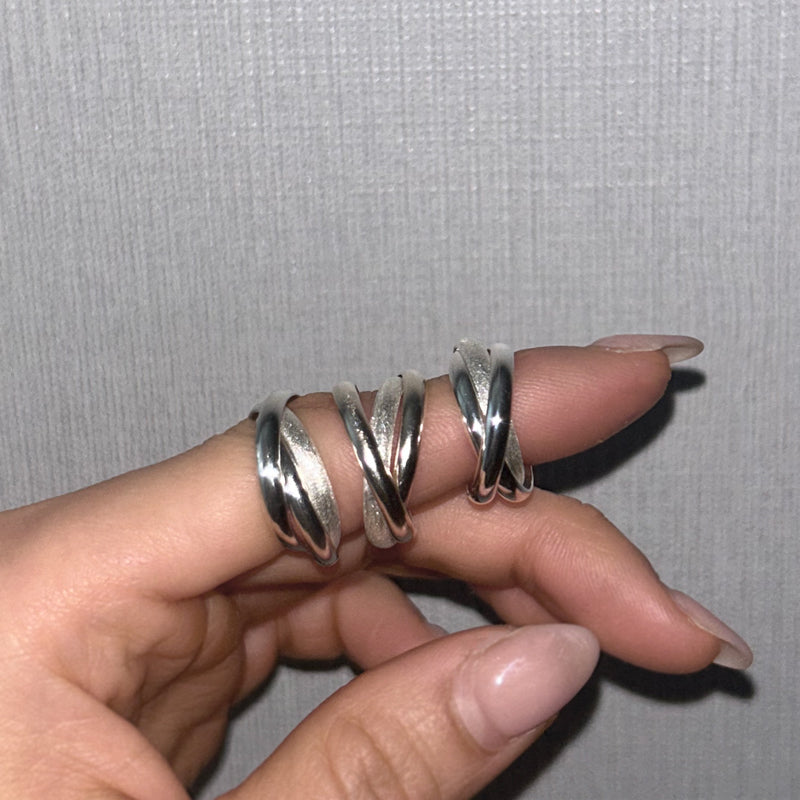 Triple sliding ring