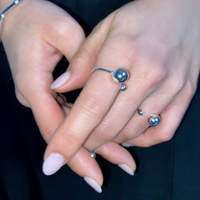 Ball point open ring