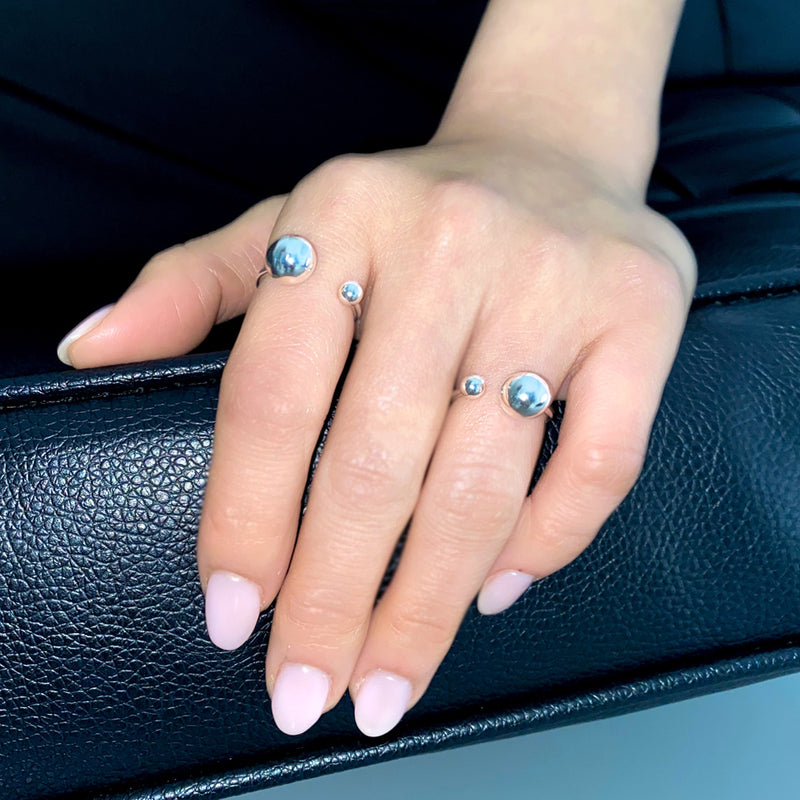 Ball point open ring