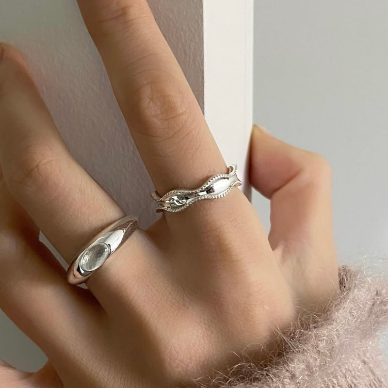 Oasis ring Oasis Wave ring (Sterling Silver)