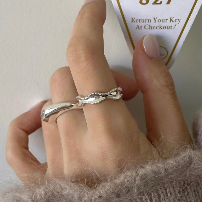 Oasis ring Oasis Wave ring (Sterling Silver)