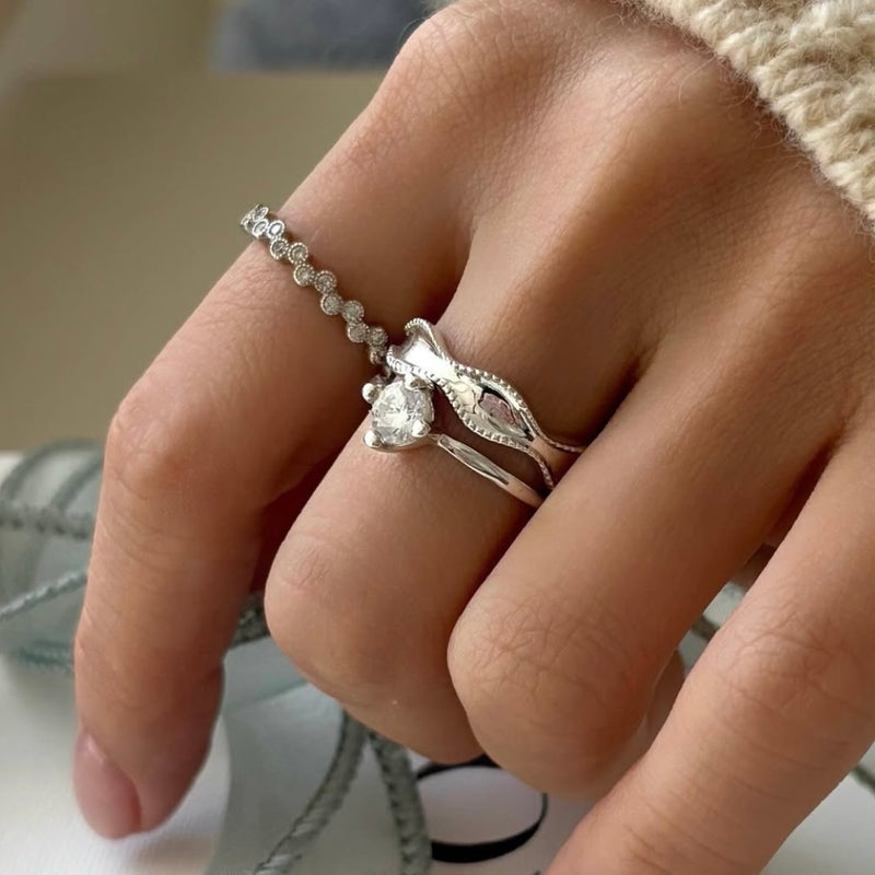 Oasis ring Oasis Wave ring (Sterling Silver)