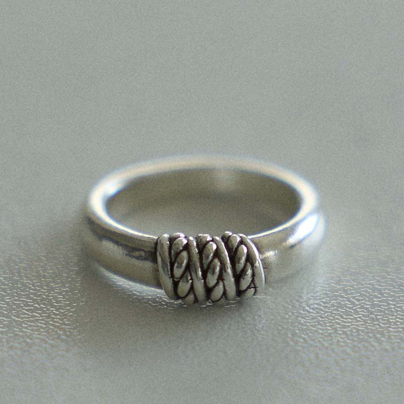 vintage rope ring
