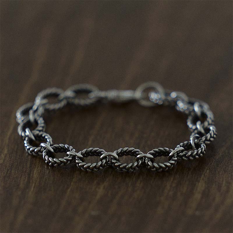 vintage twist chain bracelet