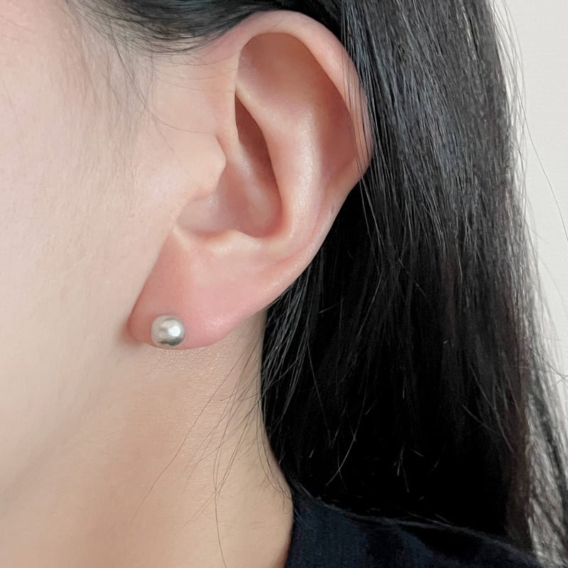 K14 Glow Black Pearl Earring