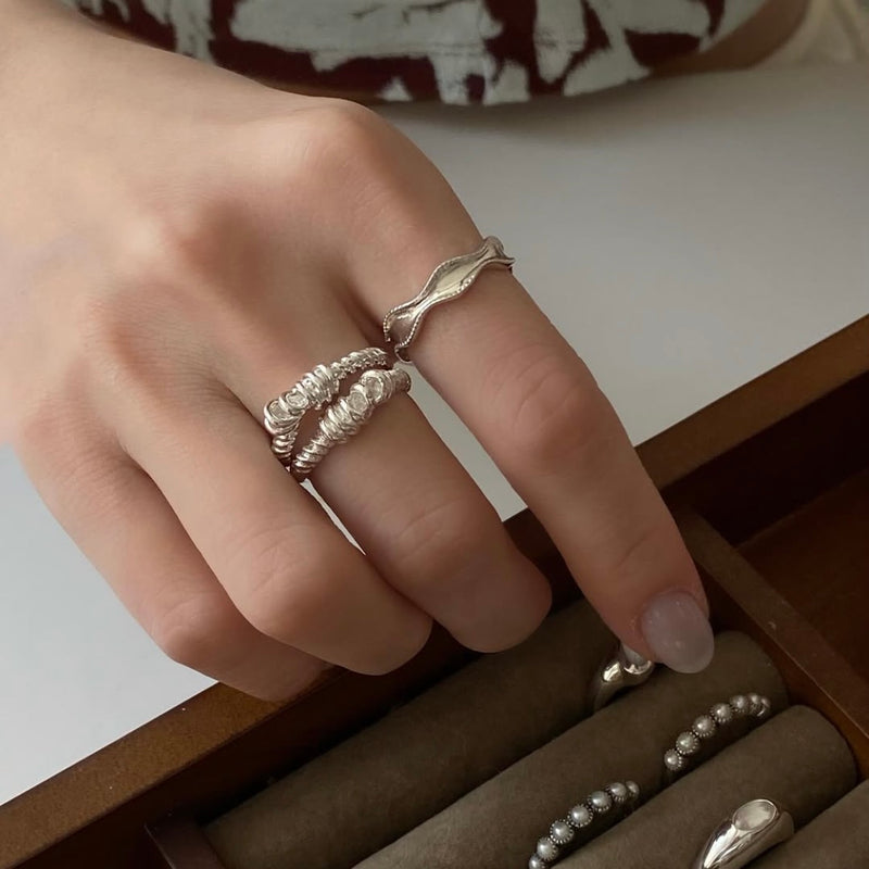 Mors ring Mors twist ring  (Sterling Silver)