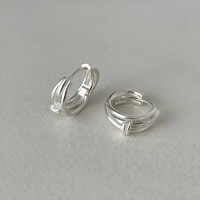 Mors twist earrings   (Sterling Silver)
