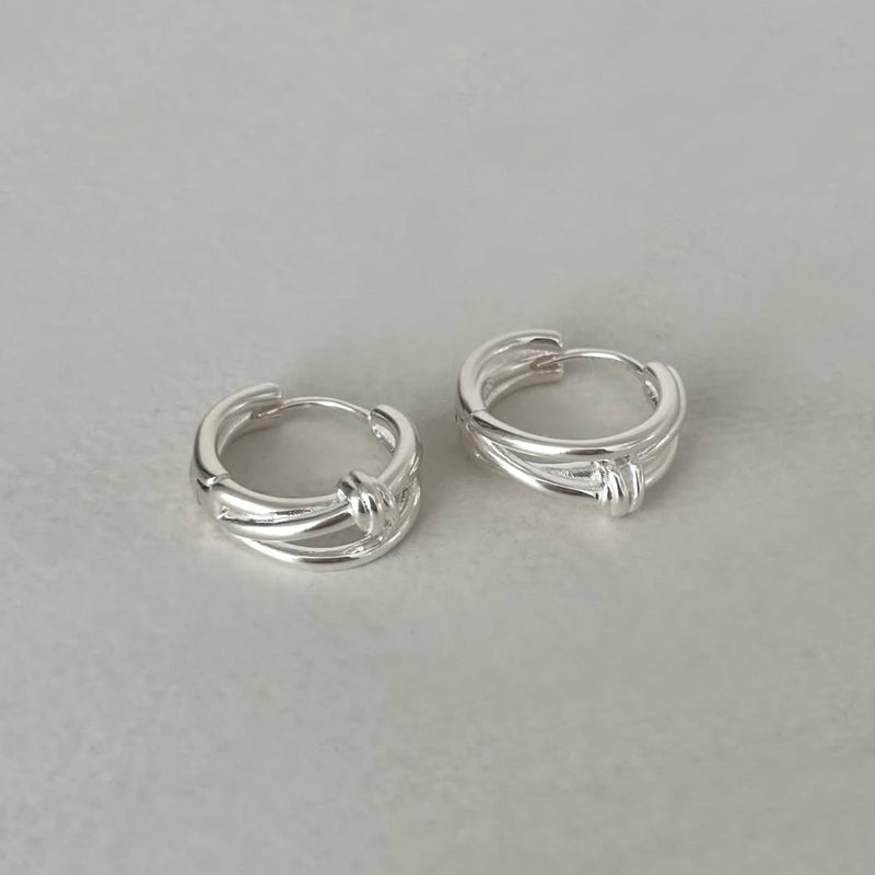 Mors twist earrings   (Sterling Silver)