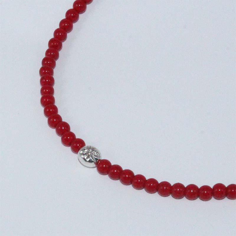 agate tomato necklace