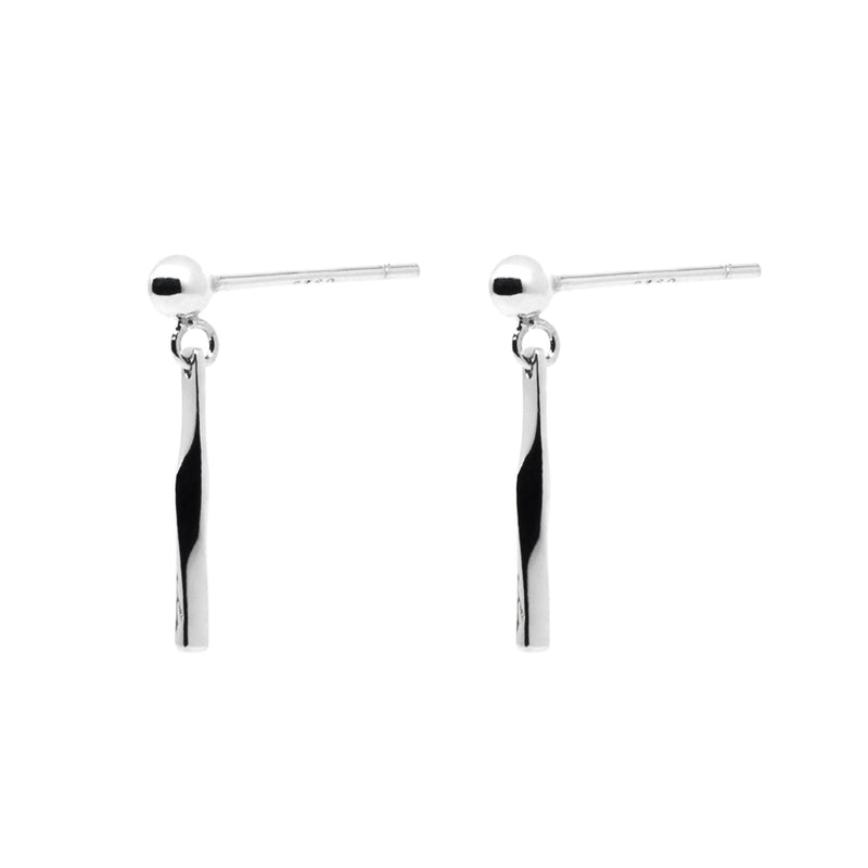 twist drop earring_S