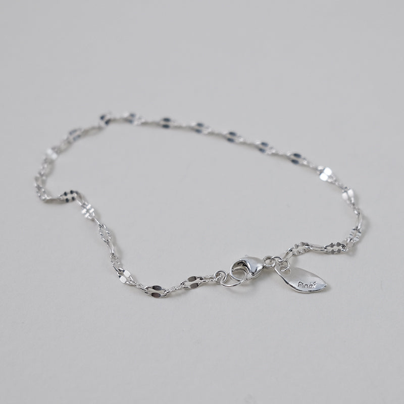 Leaf chain bracelet