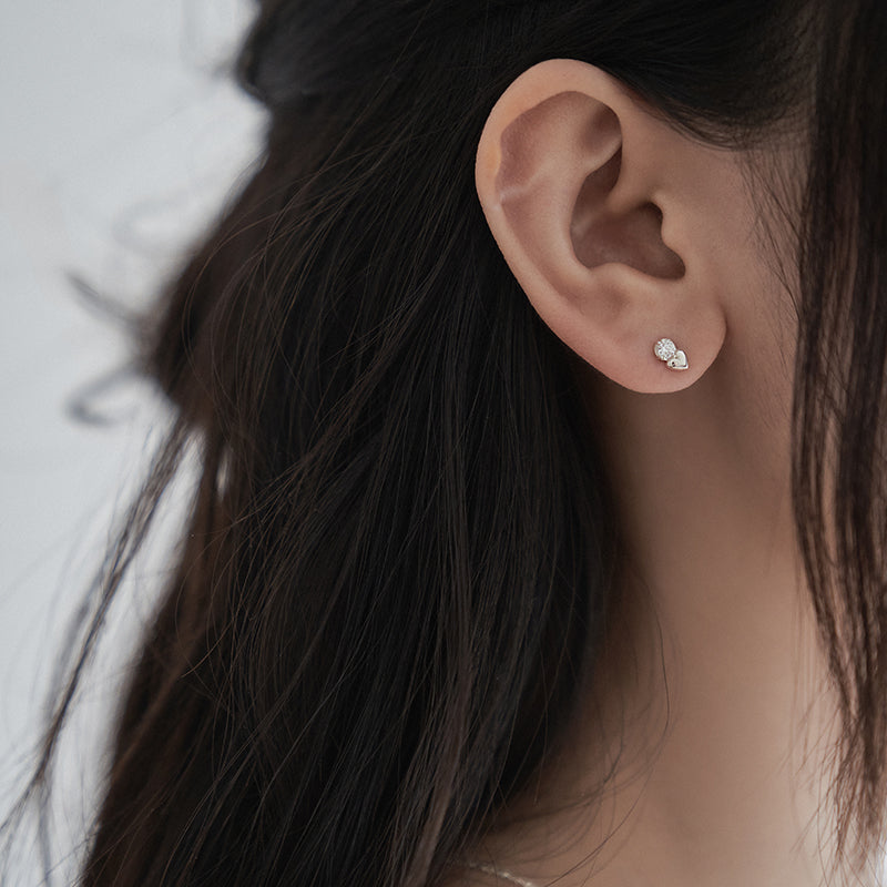 Glimmer Heart Earring