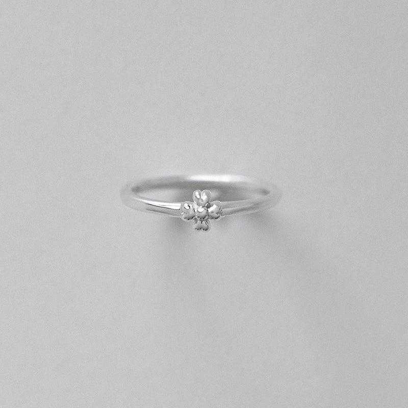 Heart Clover Mono Ring