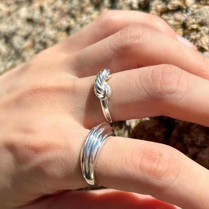 Tangle ring  (Sterling Silver)