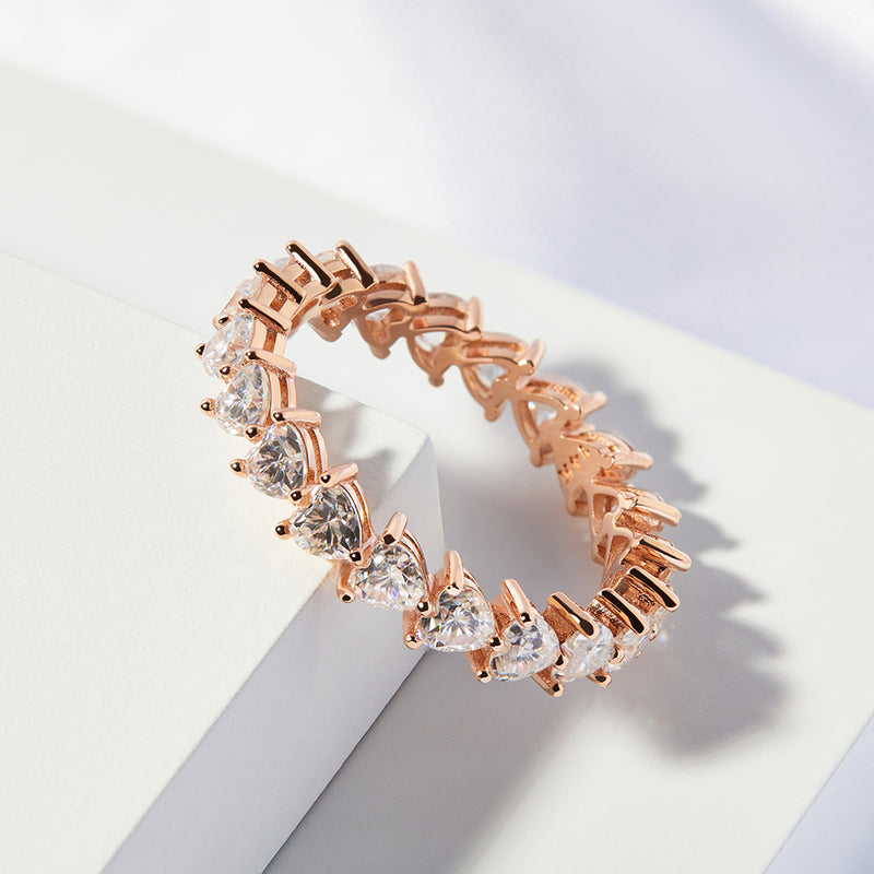 K141 Moissanite Eternity Miss Ring