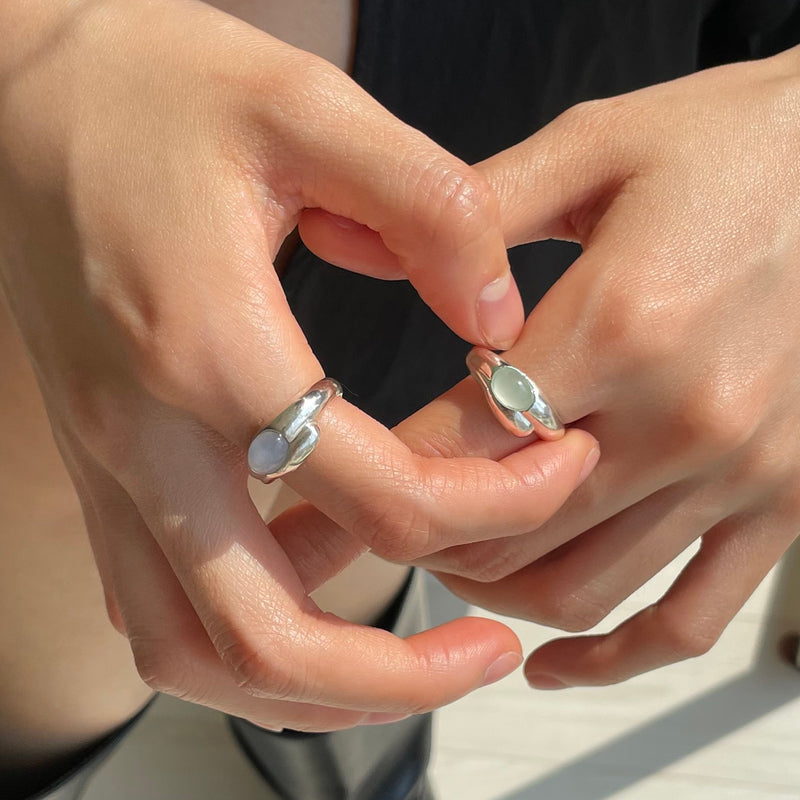 スウェル リング:ジェムストーン / swell ring (gemstone)
