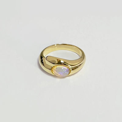 スウェル リング:ジェムストーン ゴールド / swell ring (gemstone) - gold