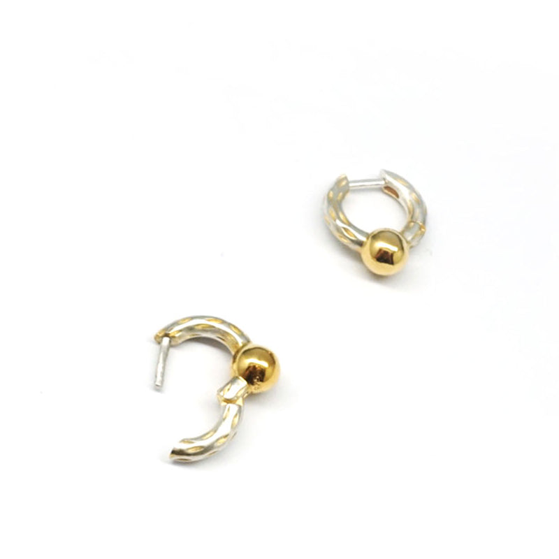 SESAME ミニ ワンタッチ シルバー ピアス / SESAME MINI ONE-TOUCH SILVER EARRINGS