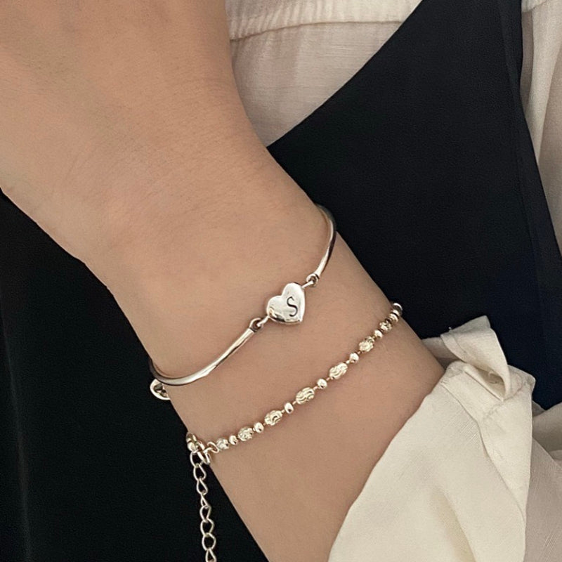 Eggball Layered Bracelet(Sterling Silver)