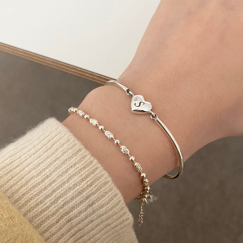 Eggball Layered Bracelet(Sterling Silver)
