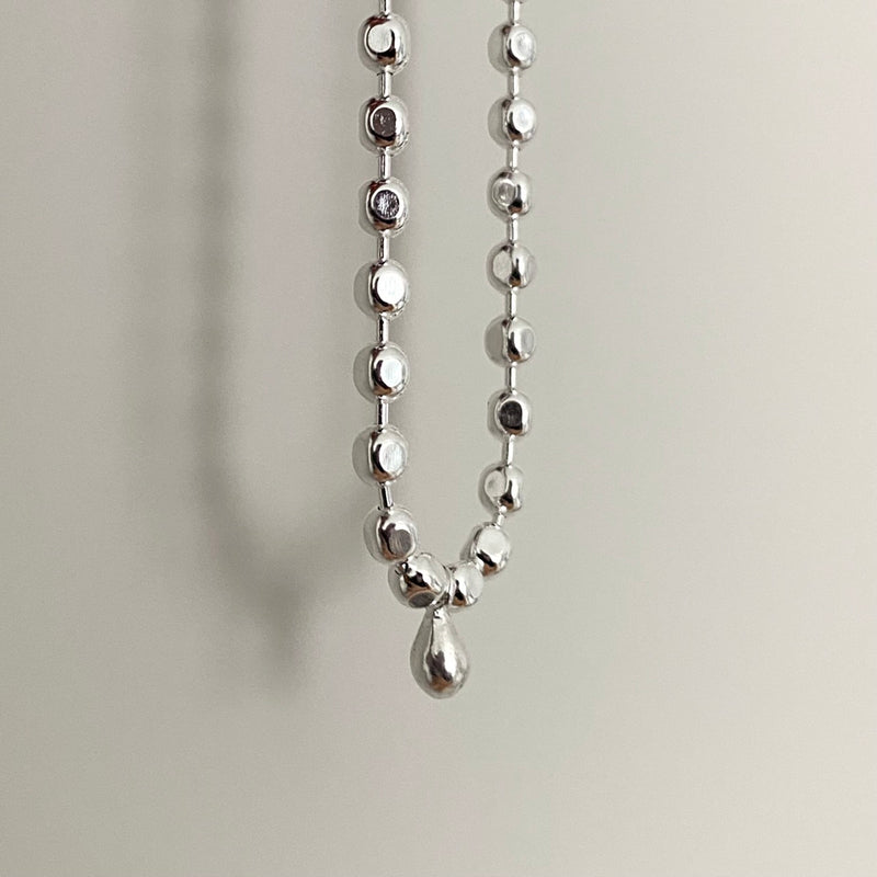 Water drop bracelet Water drop silver ball bracelet (Sterling Silver)