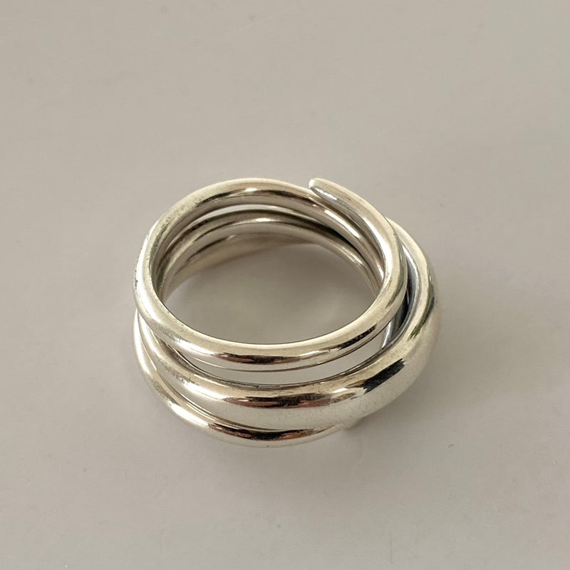 Bold twig ring Bold handmade ring
