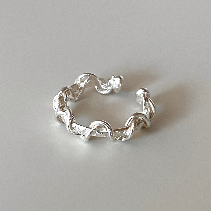 Fluid baby ring  (Sterling Silver)