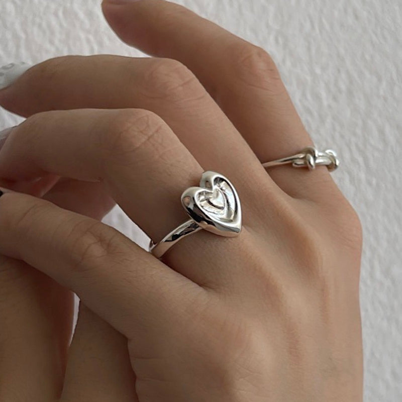 Romance heart ring