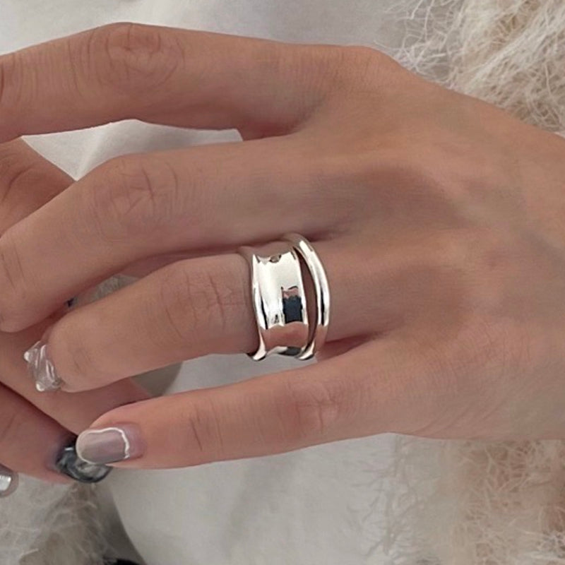 Bold layer ring Bold handmade ring