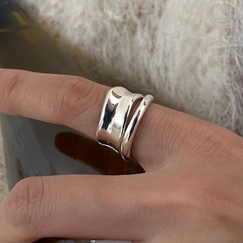 Bold layer ring Bold handmade ring