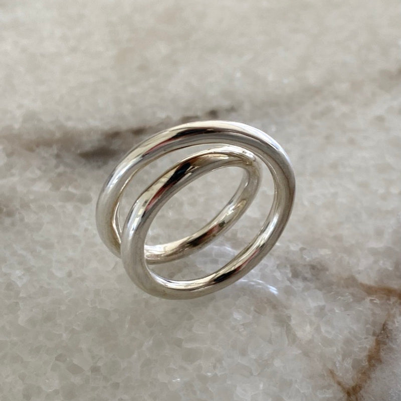 Duet bold ring