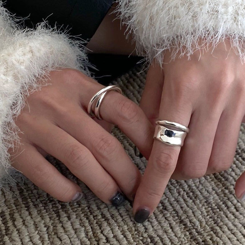 Duet bold ring