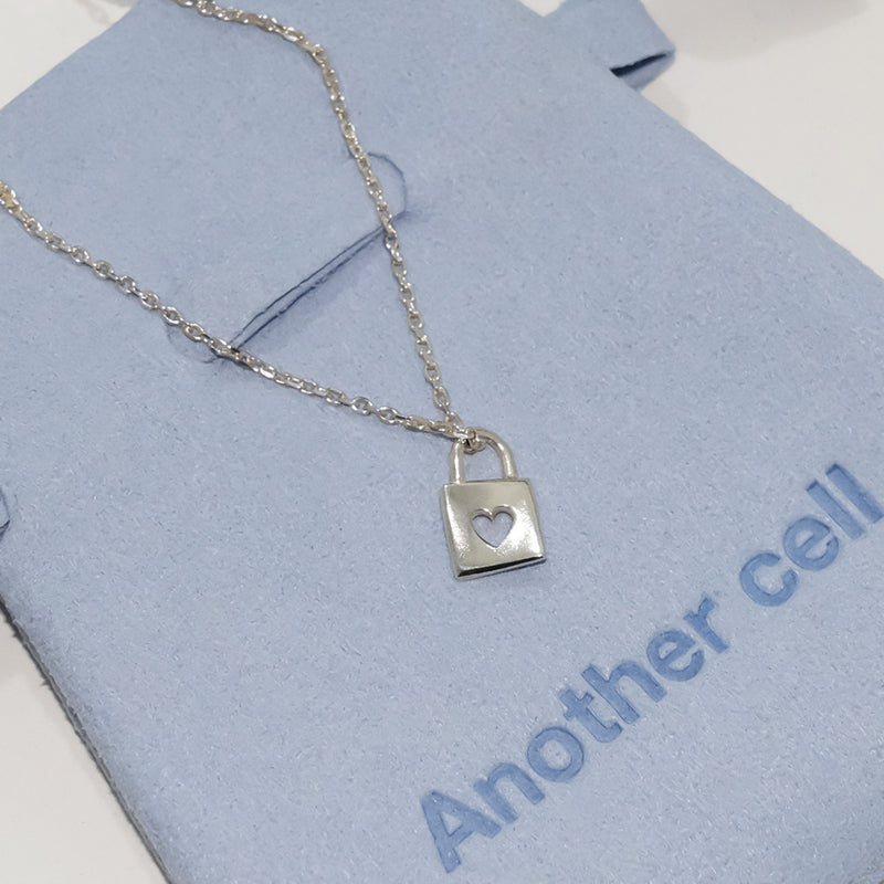 heart lock pendant