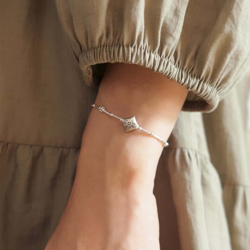 Ethnic diamond bracelet