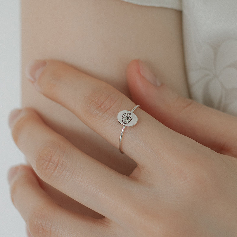 Piccola poppy ring