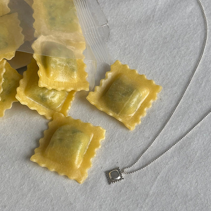 Ravioli necklace