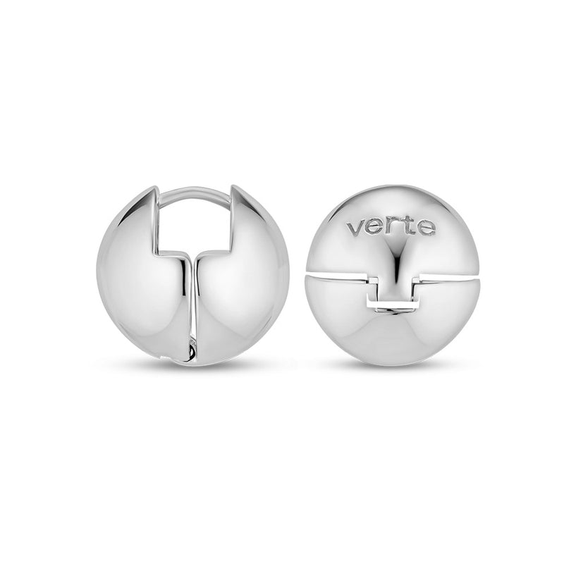 チャビー ウォルナット ピアス:シルバー / CHUBBY WALNUT EARRING (SILVER)