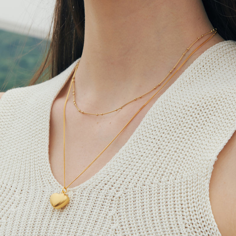 ブール ネックレス:ゴールド / BOULE NECKLACE (GOLD)