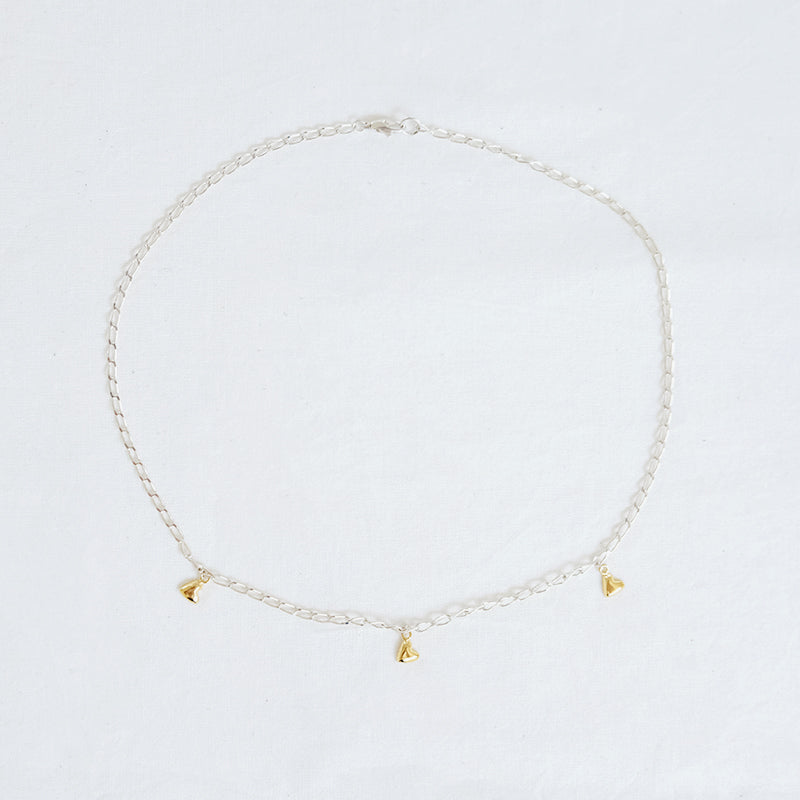 Heart chain necklace