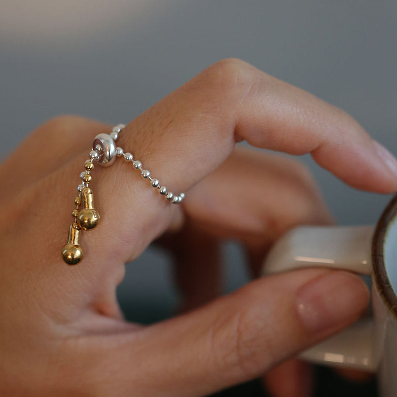 sequence フリー サイズ リング:コンビ / sequence FREE SIZE RING - COMBI