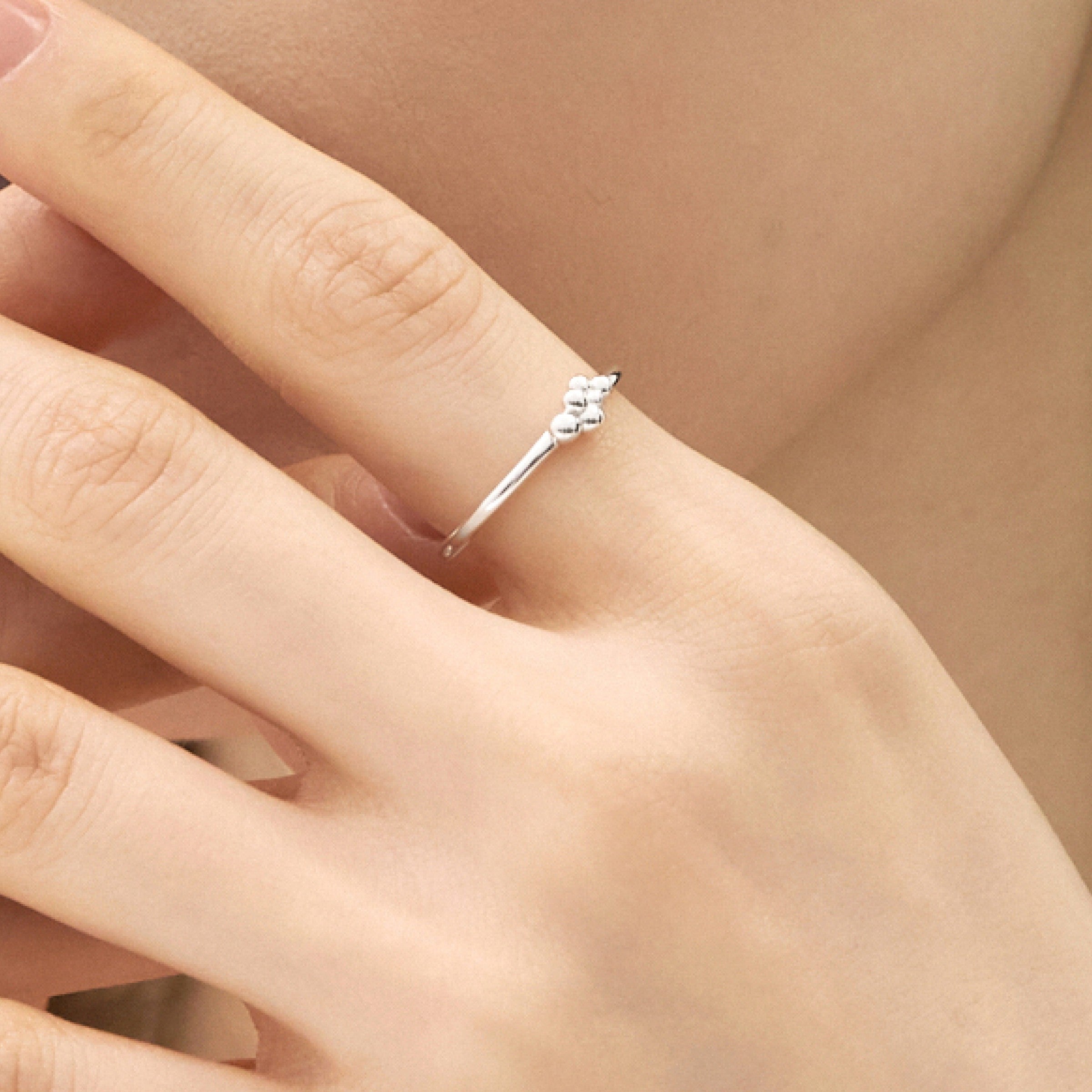 シルバーバブルウィアモンズリング / Silver Bubble Ring