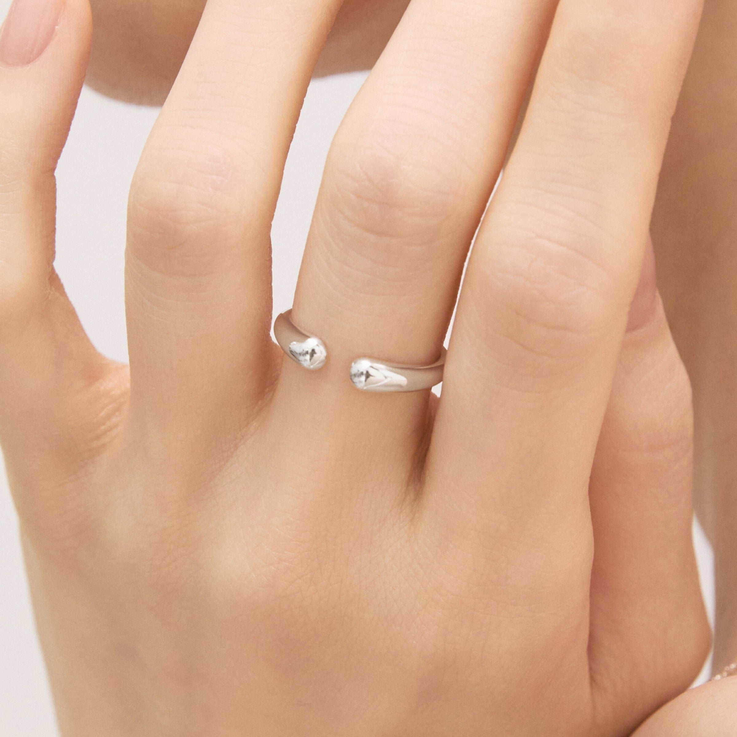 シルバーオープンボリュームウィアモンズリング / Silver Open Volume Ring