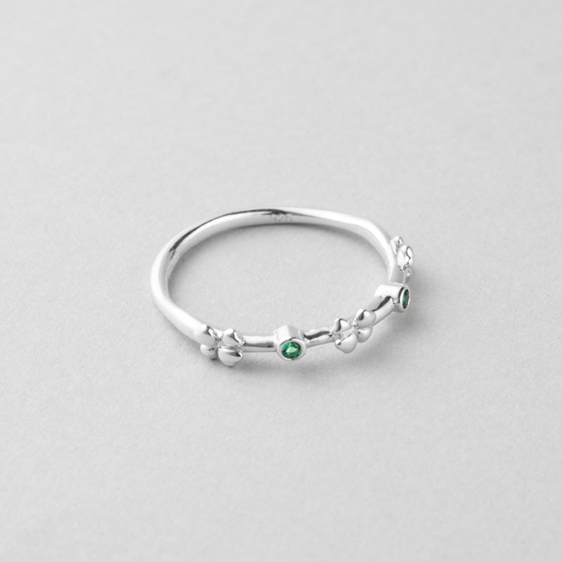 SCOUT クローバー スモール シルバー リング / SCOUT CLOVER SMALL SILVER RING