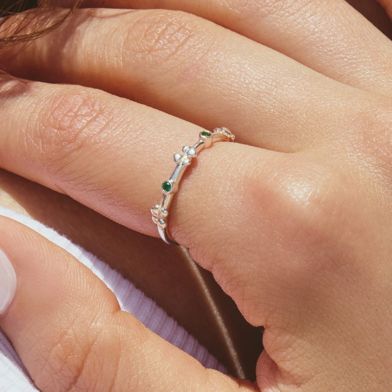 SCOUT クローバー スモール シルバー リング / SCOUT CLOVER SMALL SILVER RING