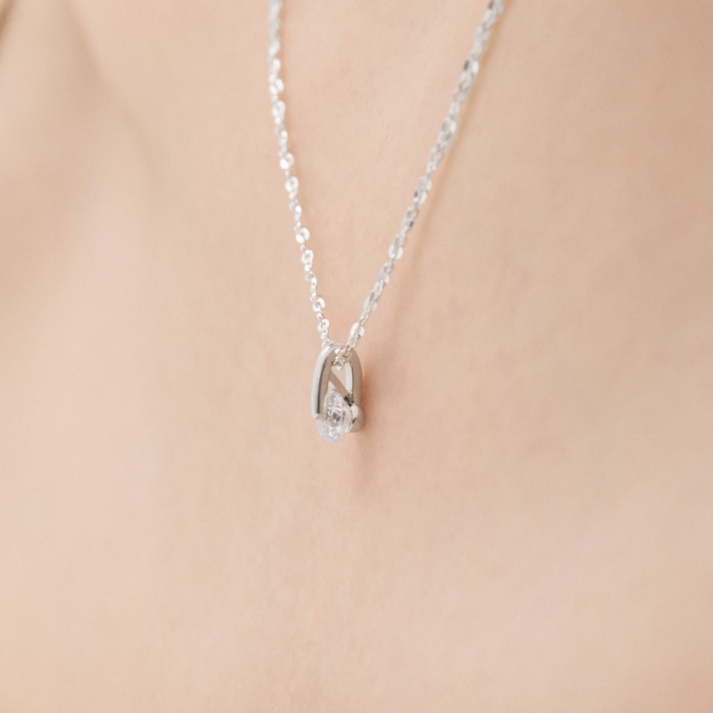 シルバーラインテンションウィアモンズネックレス / Silver Line tension Necklace
