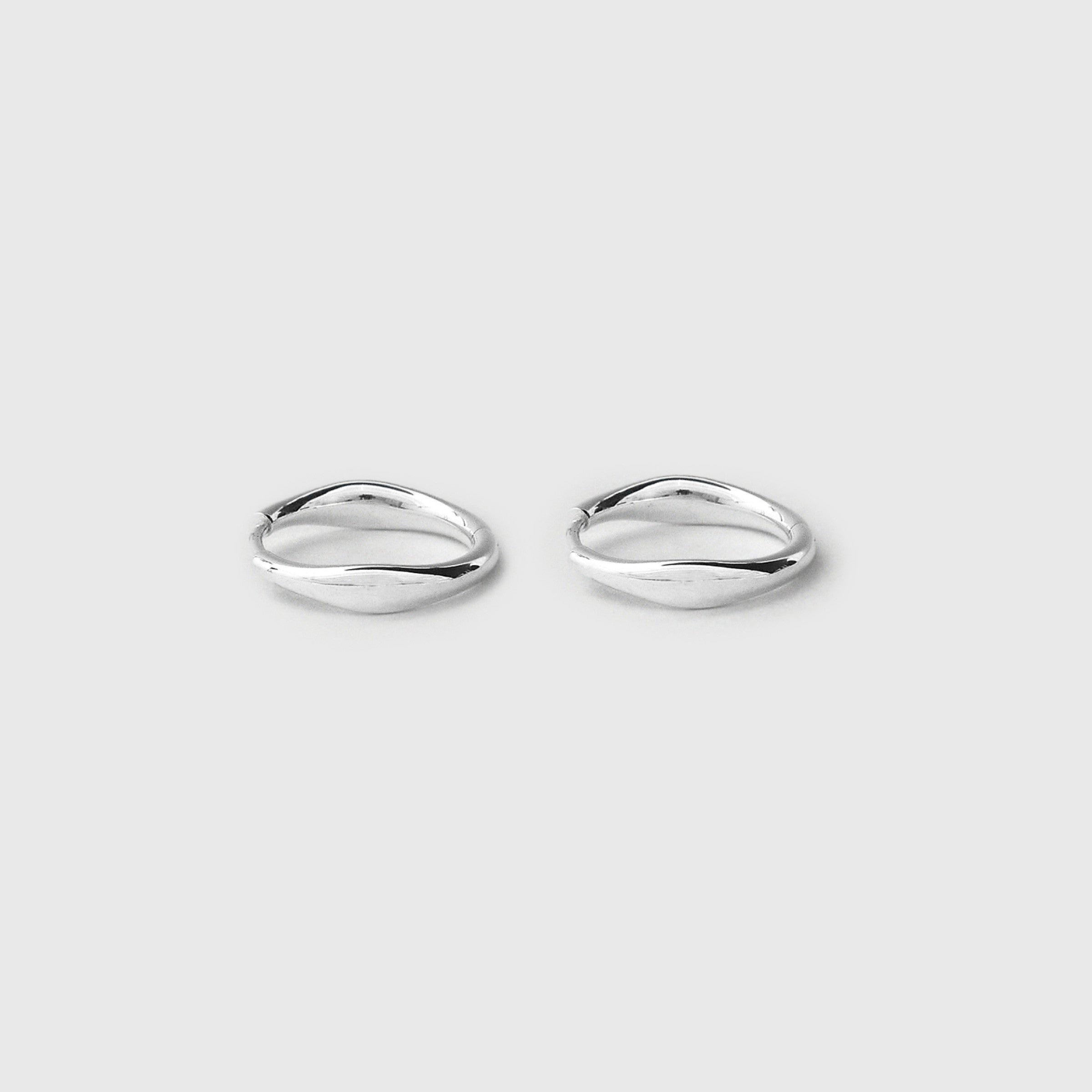 シルバーウェーブウィアモンズワンタッチイヤリング / SIilver Wave One-Touch Earrings