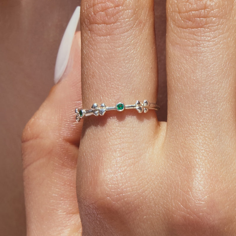 SCOUT クローバー スモール シルバー リング / SCOUT CLOVER SMALL SILVER RING